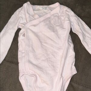 Janie and Jack Light Pink Baby Bodysuit
